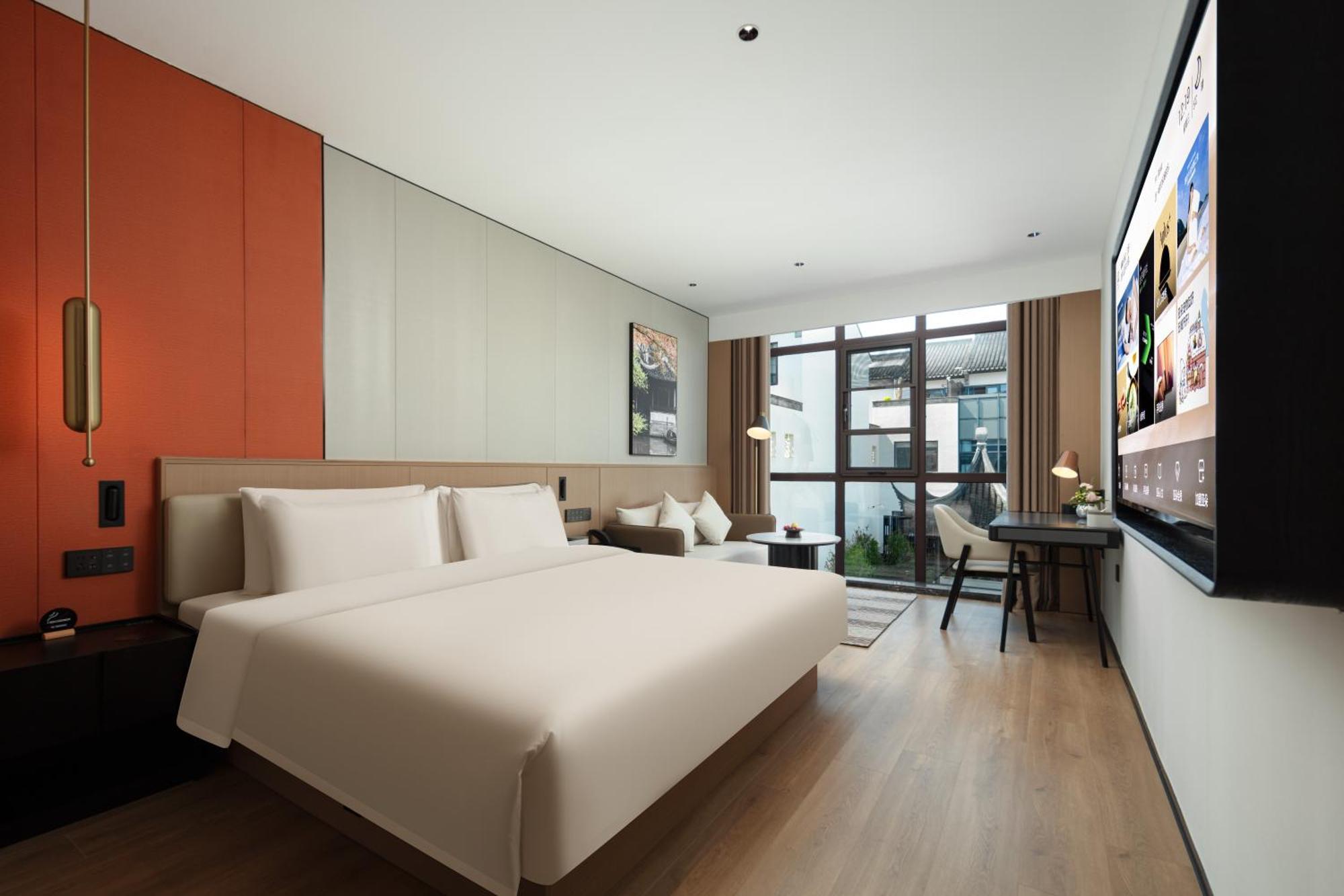 Atour Hotel Suzhou Beisi Pagoda Taohuawu Street Dış mekan fotoğraf